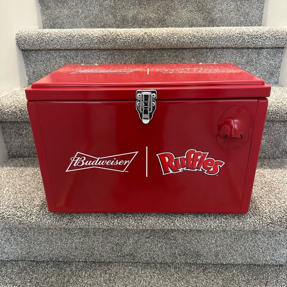 Budweiser and Ruffles Cooler 18x10x12